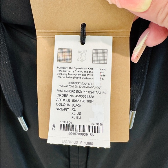 Burberry Equestrian Knight Printed Jacket - Picture 9 of 9